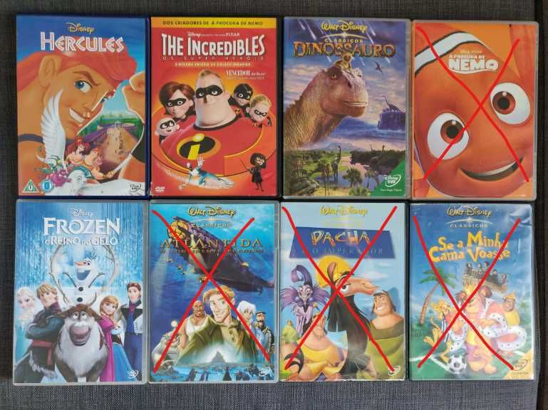 Filmes Disney em Bom Estado