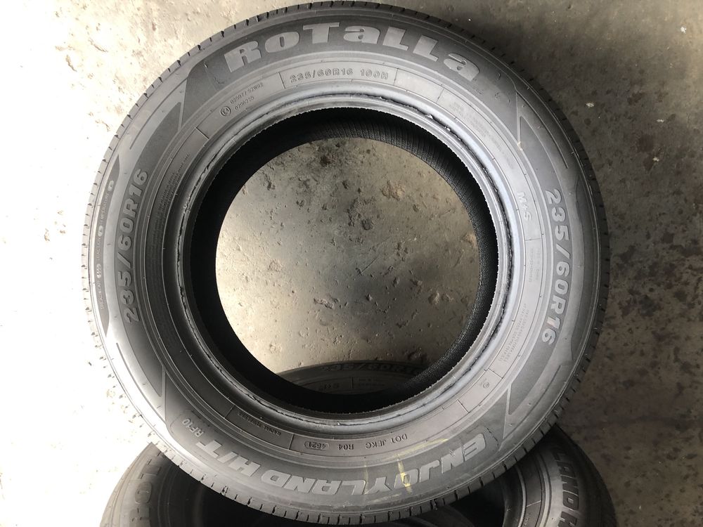 Opony Letnie Rotalla 235/60R16 100H 4szt po 7 MM jak nowe