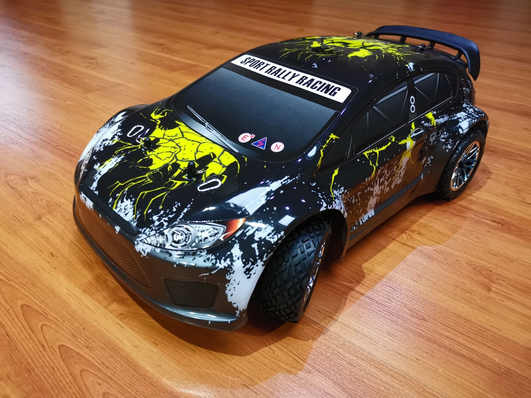 Carro RC Brushless HSP SPORT RALLY RACING KUTIGER LIPO 100Km/h 1:10