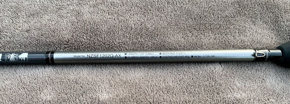 Wędka typu FEEDER/METHOD Daiwa N’ZONE S 3.66! C.W. 60 gram!