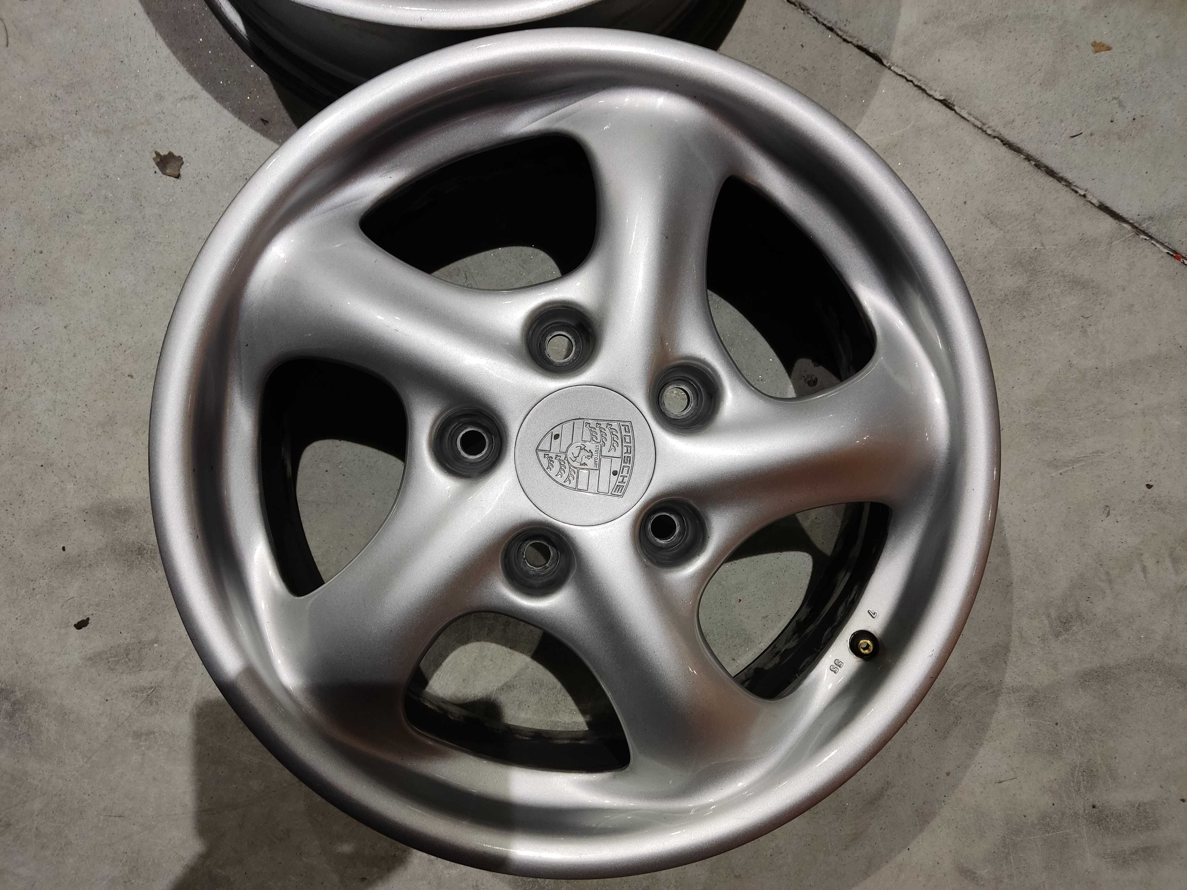 2x Jantes Porsche Twist 7Jx17 ET55 5x130 ref.:996.362.124.00