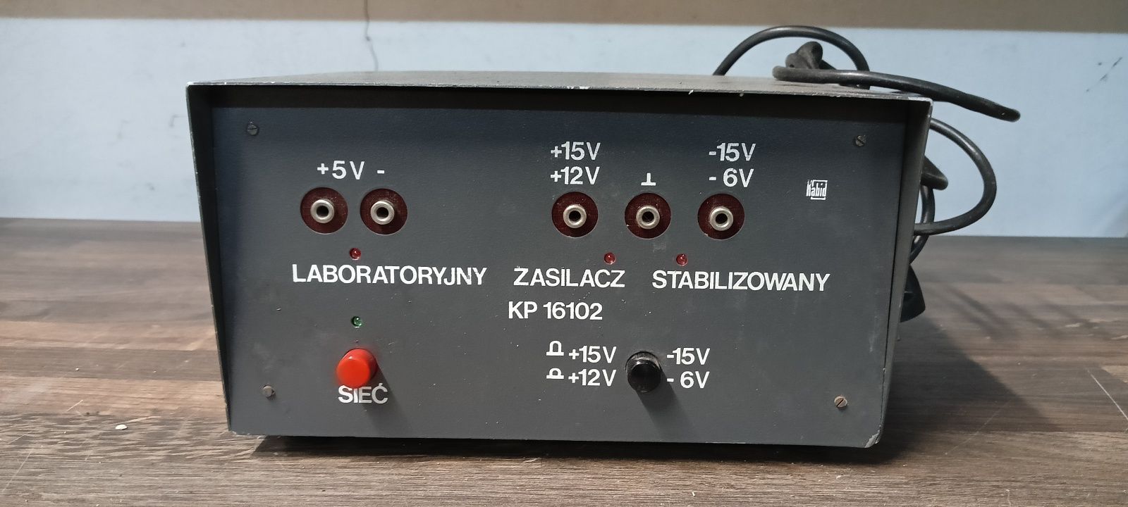 Zasilacz stabilizowany KP16102 Laboratoryjny Kabid-Press