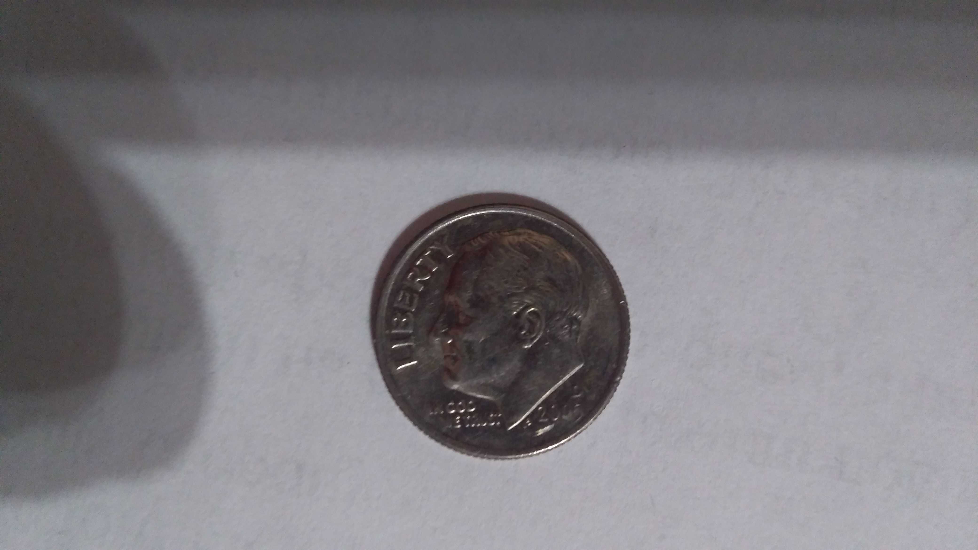 Монета США. Номінал: 10 центів. Чеканка: 2005 р. Матеріал мідь+нікель