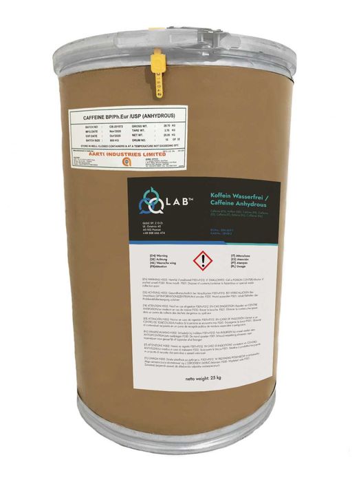 Kofeina Bezwodna //Beczka//Najlepszy produkt wg. opinii klientów//25kg