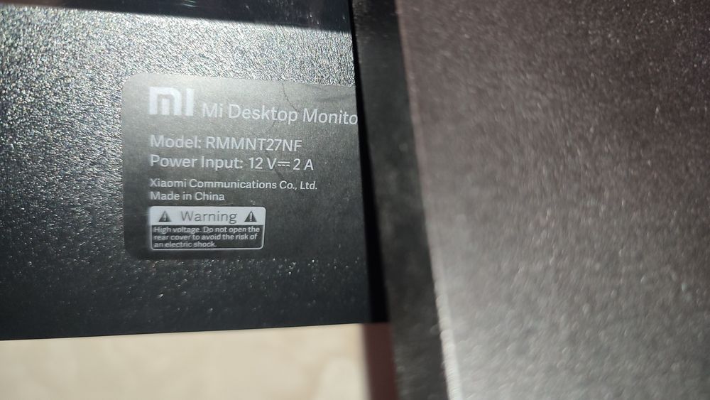 Монитор Xiaomi 27 full hd 1920x1080