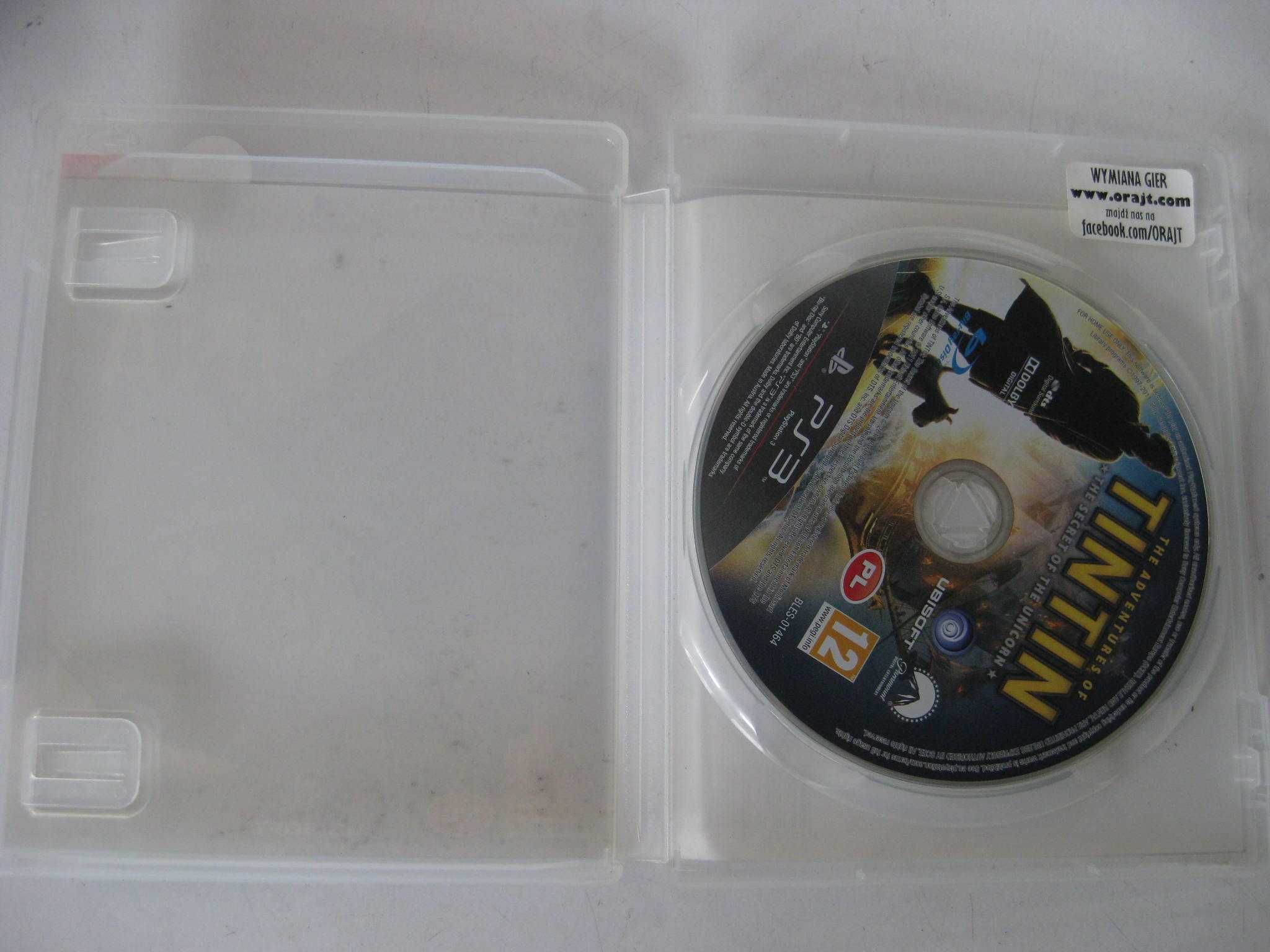 Gra na PS3 PlayStation 3 Przygody Tintina PL