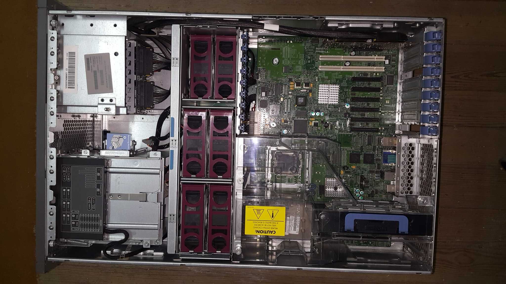 Servidor HP ML370 G5, 1x Dual Core Xeon 5120, 2x PSUs 1000watts