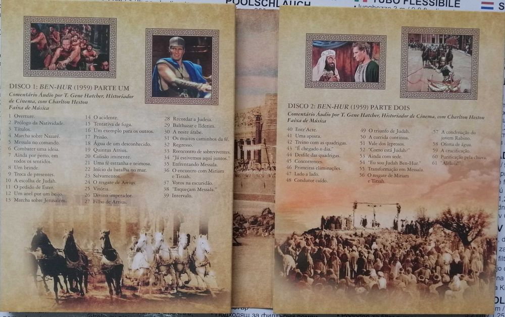 Ben Hur William Wyler ( 4 dvds Ed. Especial 50 aniversario) RARIDADE