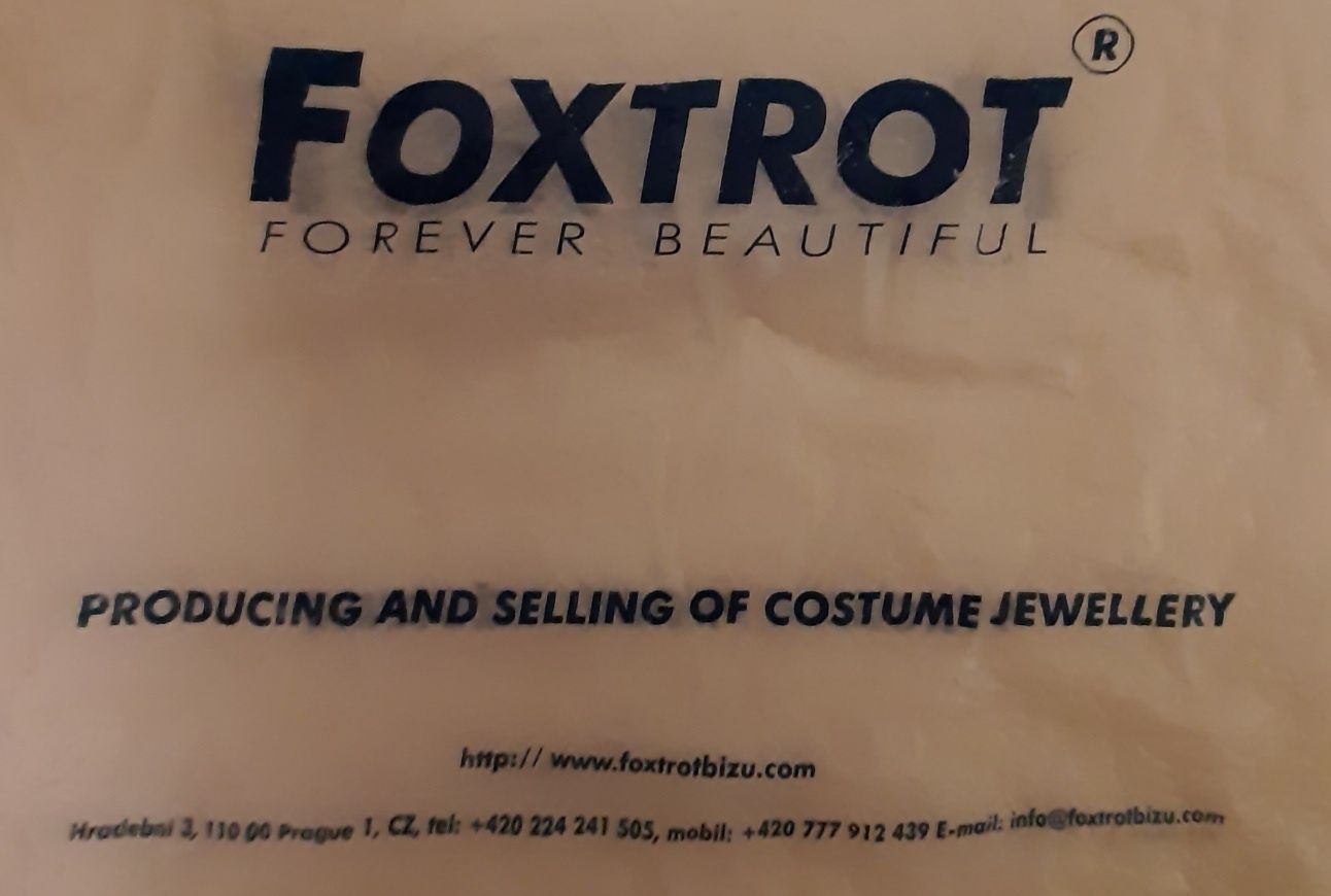 Oryginalna biżuteria marki Foxtrot - chusta + naszyjnik