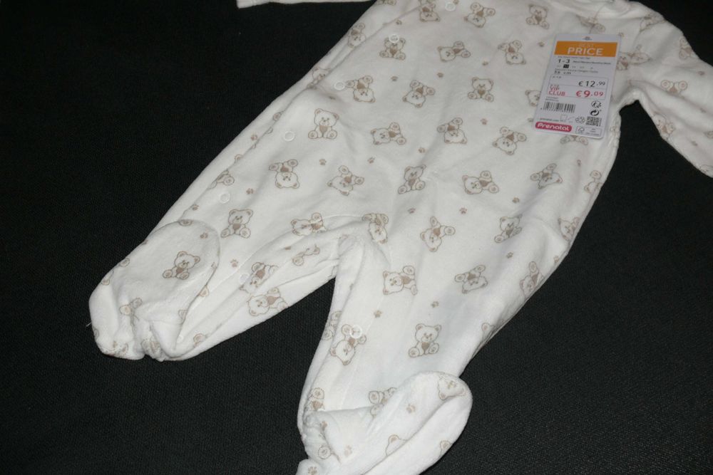 Body Prenatal - Ursinhos  1/3 Meses