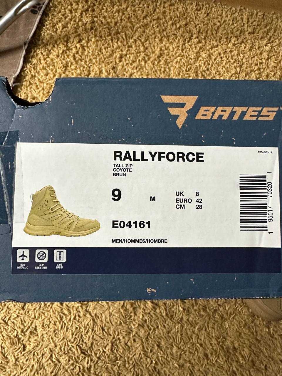 Тактические ботинки Bates Rally Force Tall Side-Zip Coyote