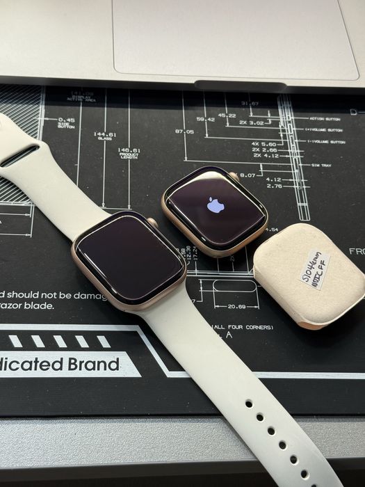 Apple watch 10 series 46mm rose gold 100% акумулятор + гарантія
