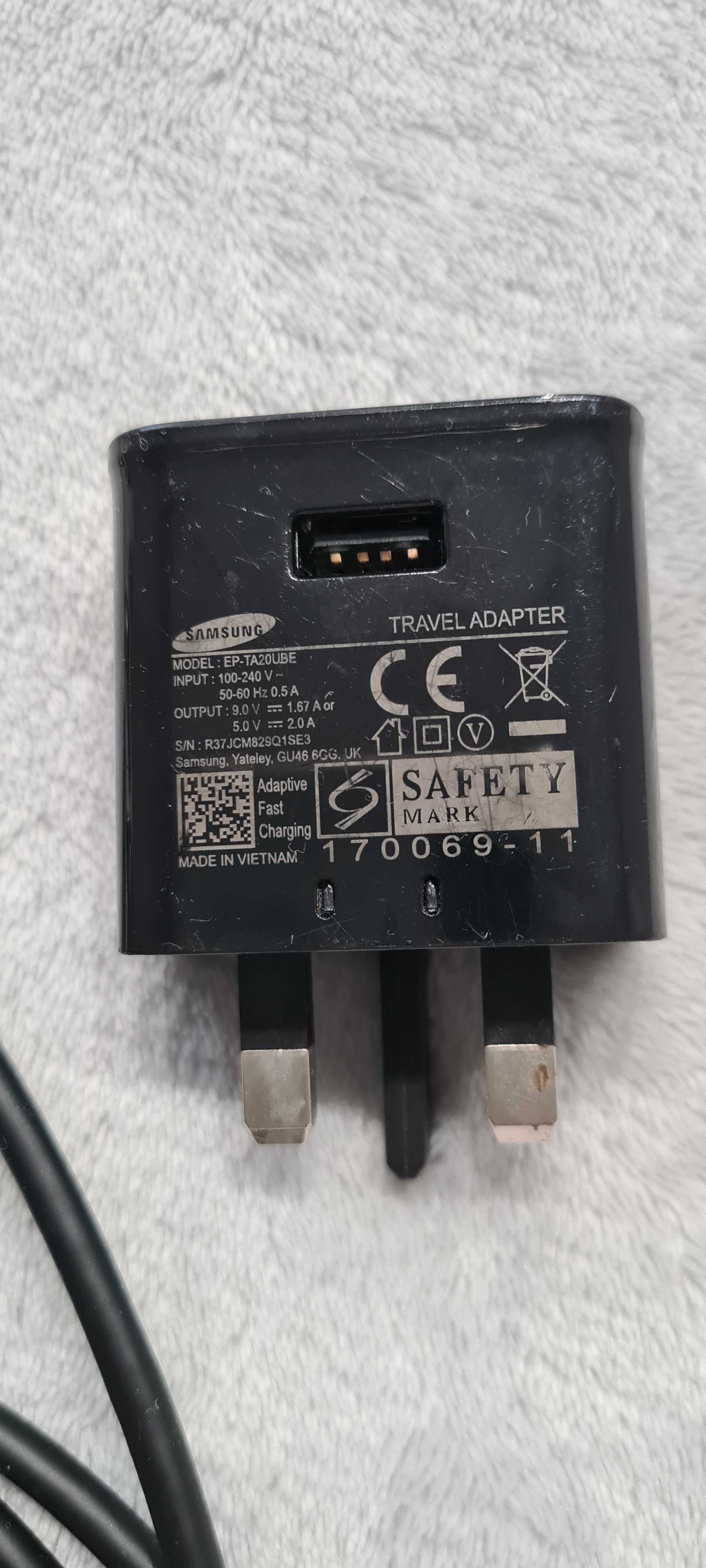 Szybka ładowarka Samsung EP-TA200, adapter, kabel USB-C