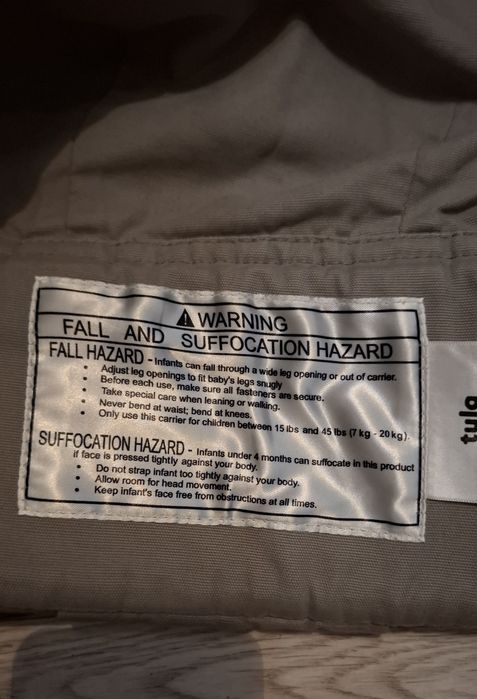 Nosidło Tula + wkładka i kapturek