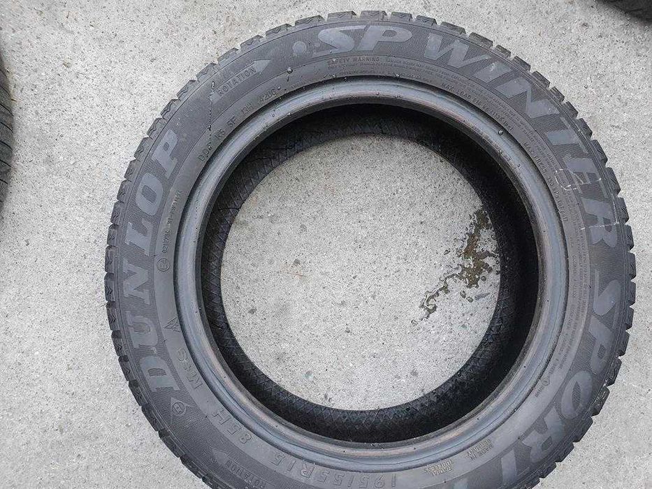 195/55R15 Dunlop SP Winter Sport M3 para opon zima 5,5mm nr5565