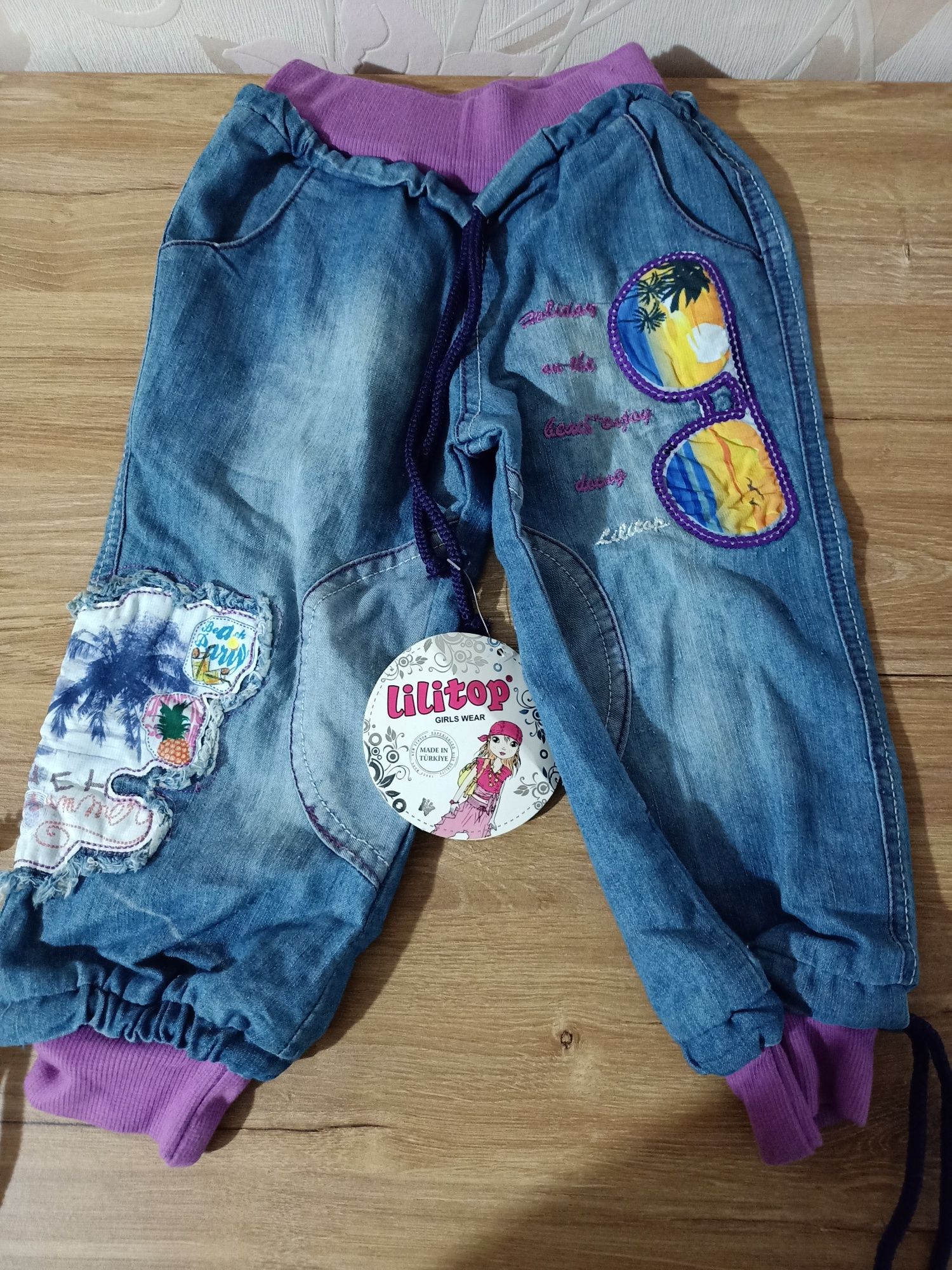 Новые детские вещи для девочки бриджи шорты куртка кофты туника джинсы