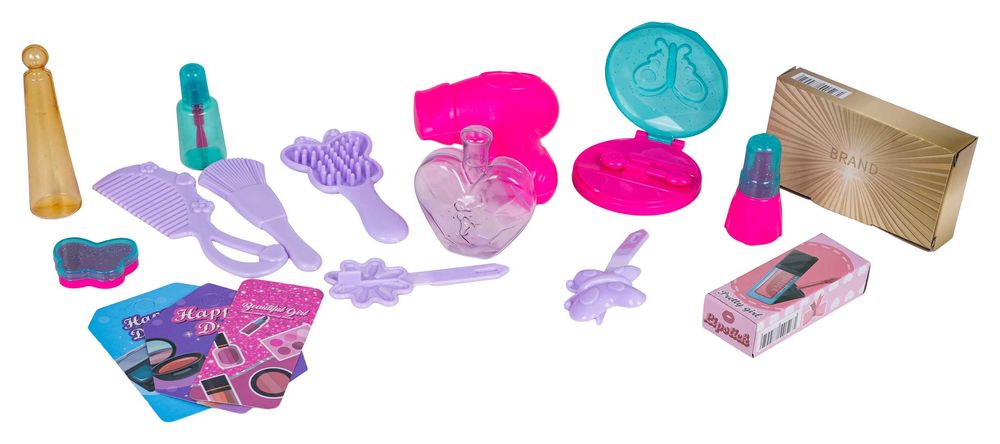 Toaletka Funkcja Świateł Dźwięku Krzesełko Akcesoria Suszarka 922-226