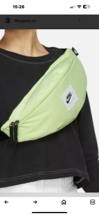 Nike поясная сумка