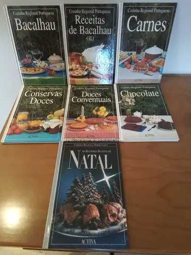 Vários conjuntos de Livros de Culinária - total 46 livros