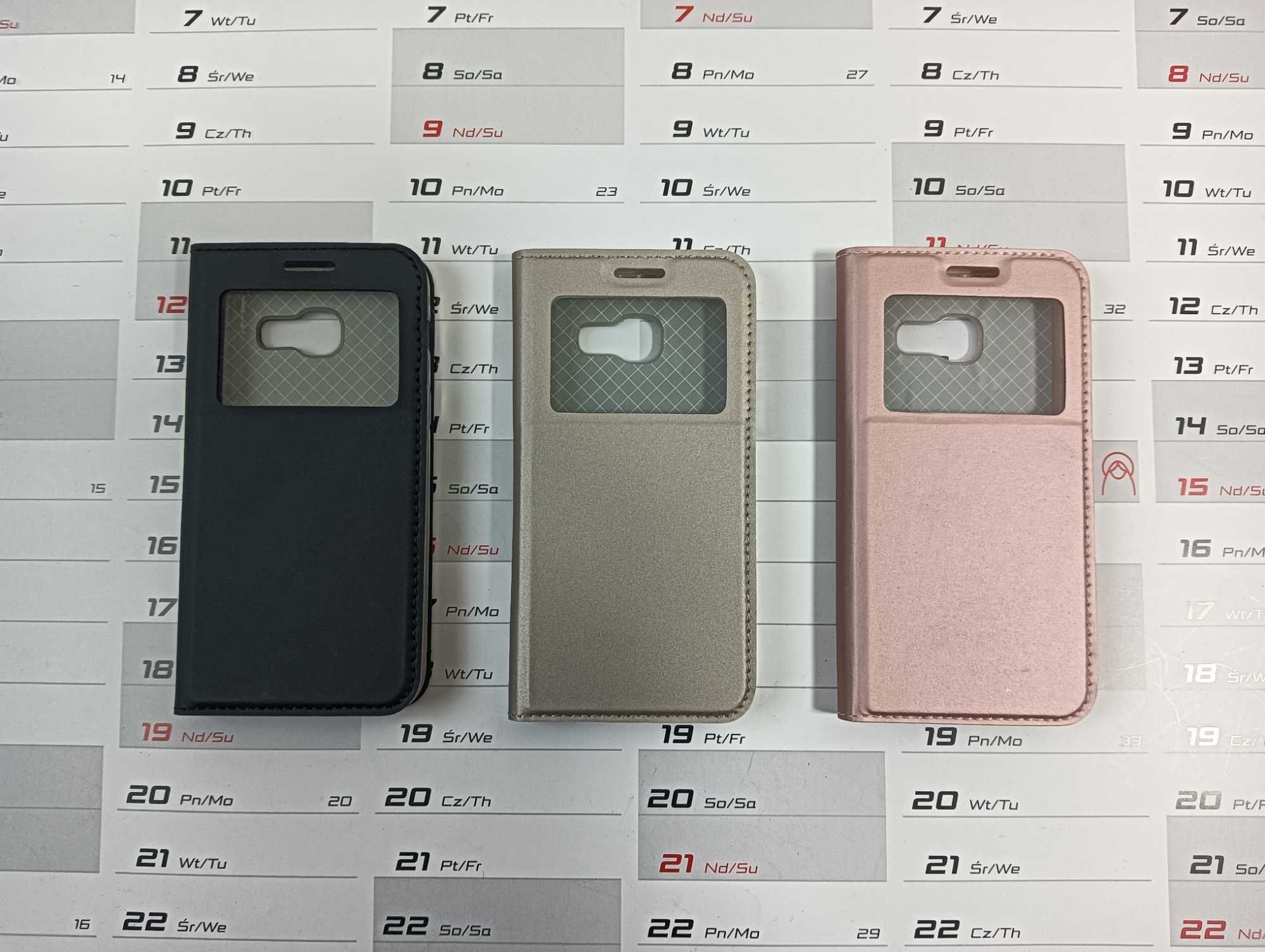 Etui Book do telefonu Samsung Galaxy A3 2017 + Szkło Hartowane