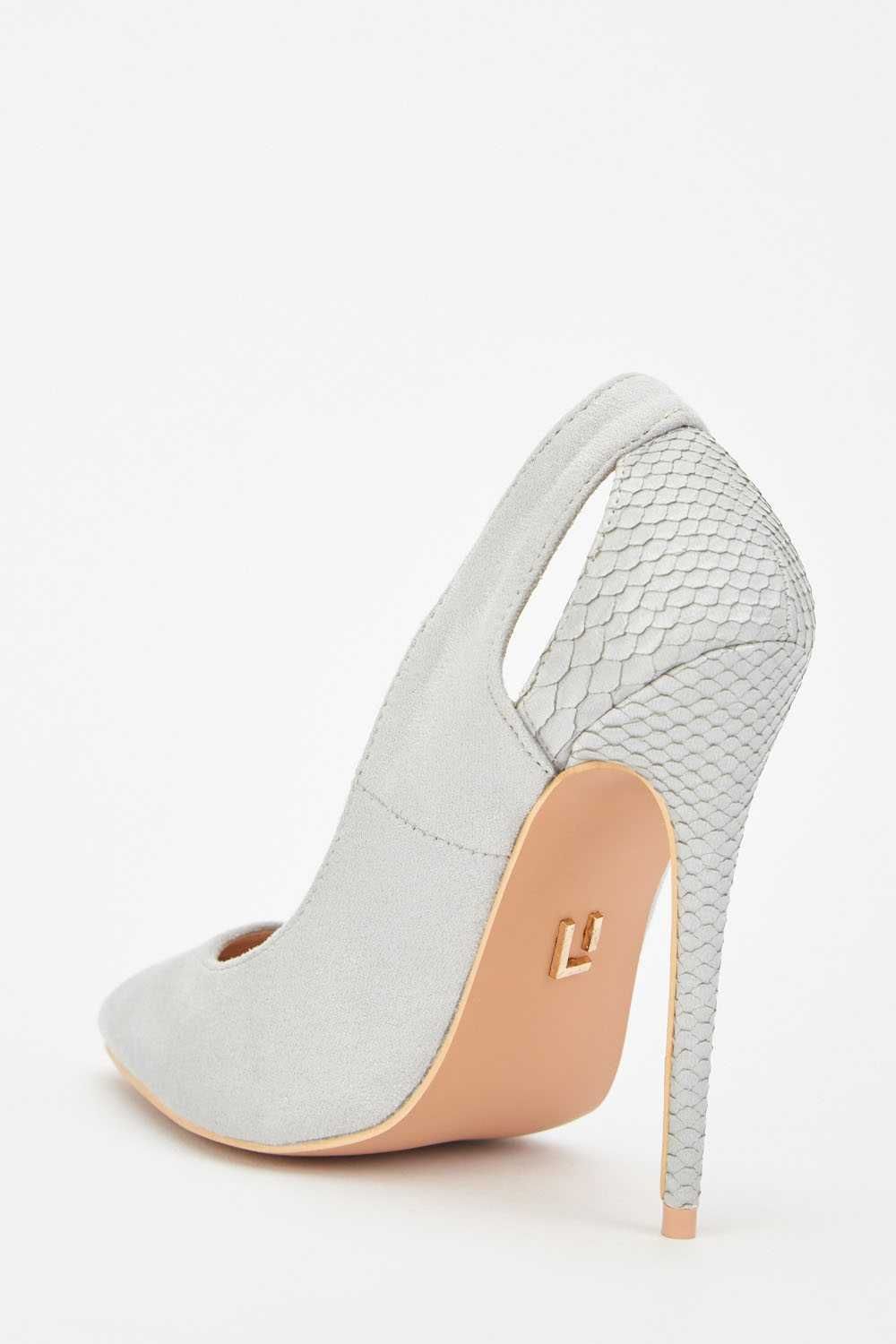 Nowe buty Lost Ink 40 szare szpilki obcasy wysokie eleganckie szpic
