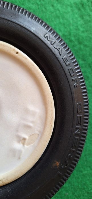 Cinzeiro mabor pneu publicidade porcelana