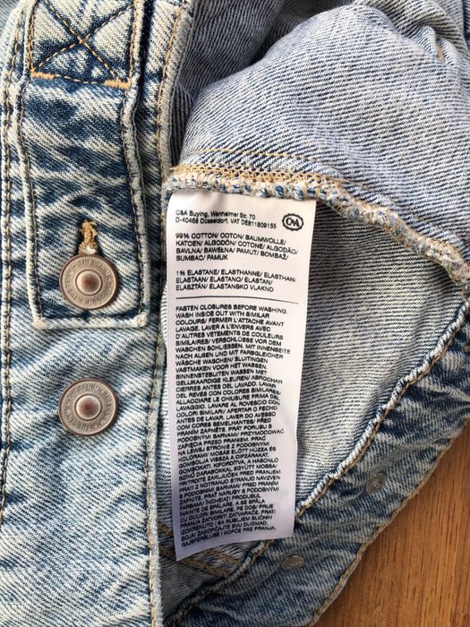 Kurtka jeansowa C&A z naszywką Picasso oversize S/M 36/38