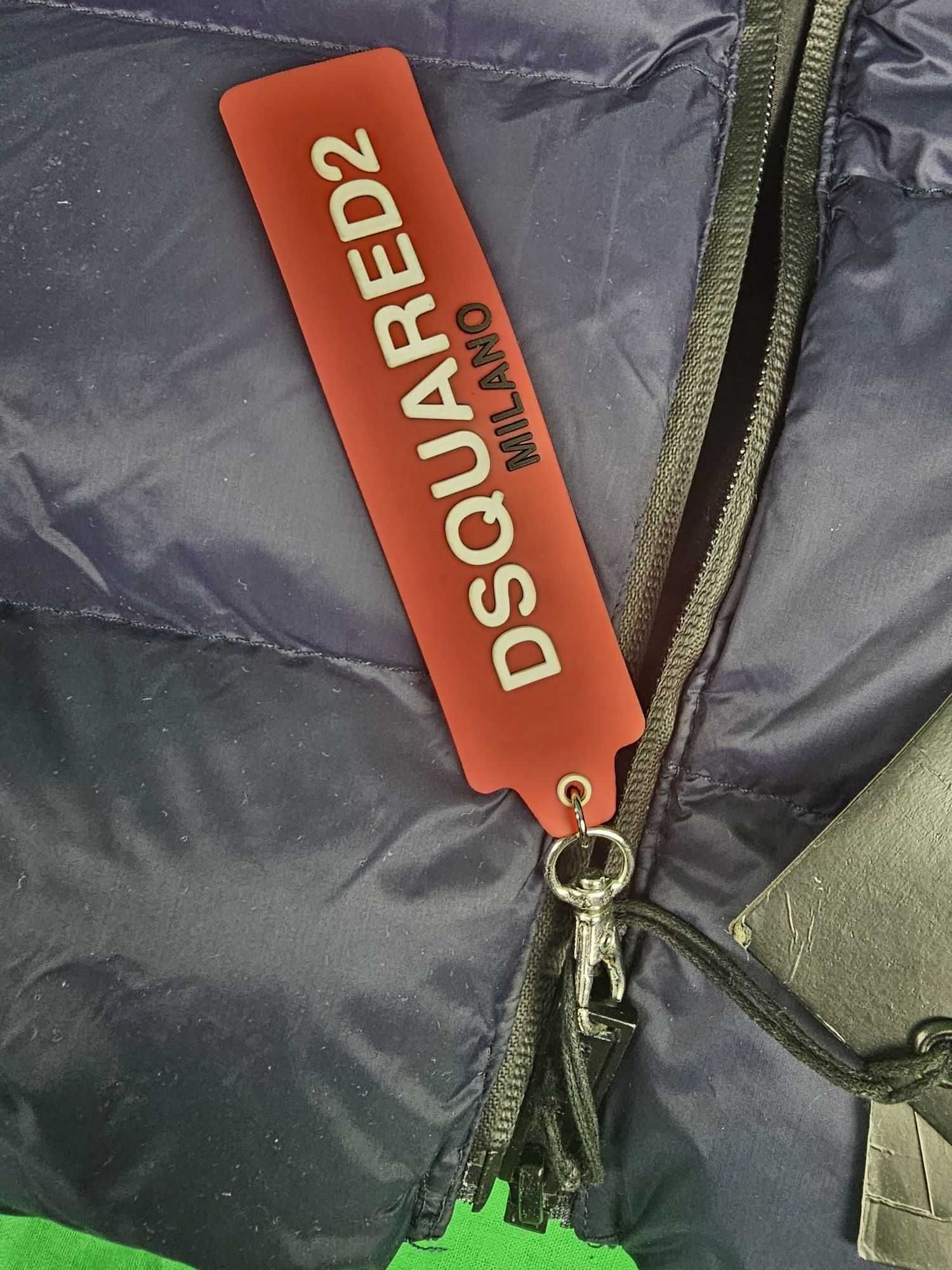 Kurtka męska zimowa granat dsquared2 kurtki