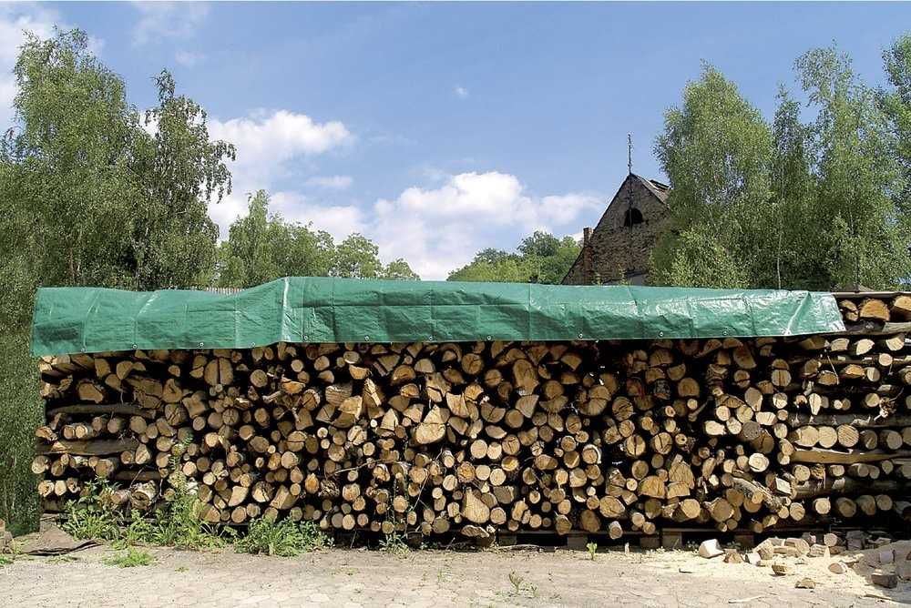 Plandeka polietylenowa zielona 180g Gruba Mocna Wzmacniana UV