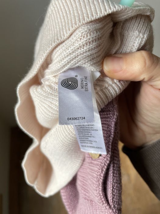 Sweterek merino wełna cubus 80-86