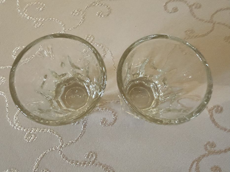 Kieliszki Finlandia Vodka tłoczone – 2 sztuki Grube szkło Eleganckie