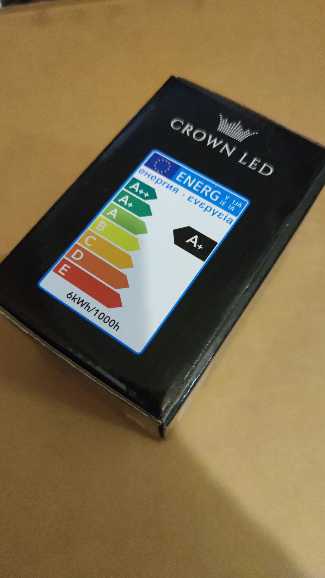 Żarówka LED E27, ciepłe światło, 6W