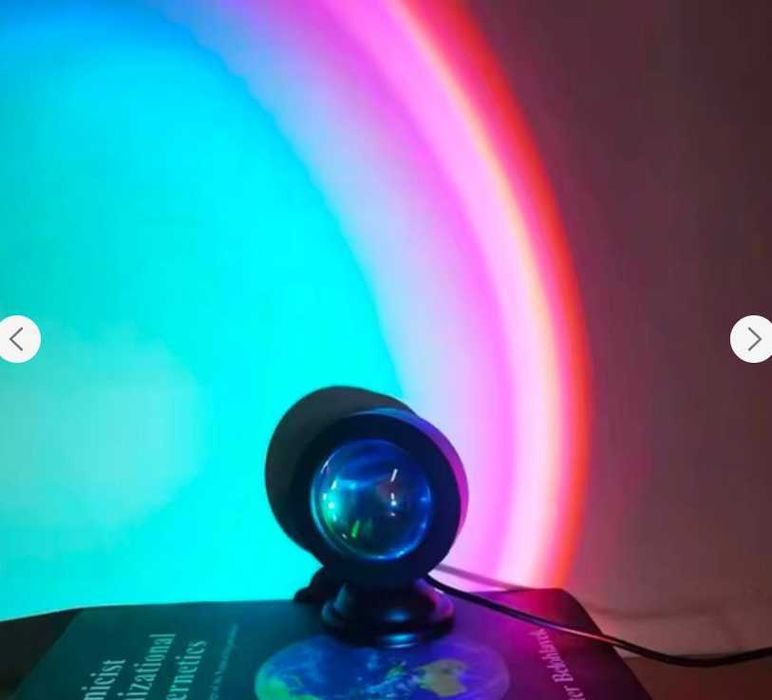 Проекційний світильник - Міні USB захід сонця лампа 16 кольорів