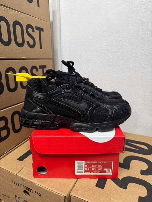 Мужские кроссовки Nike air Zoom x Spiridon black кожанные 41 42 43 44