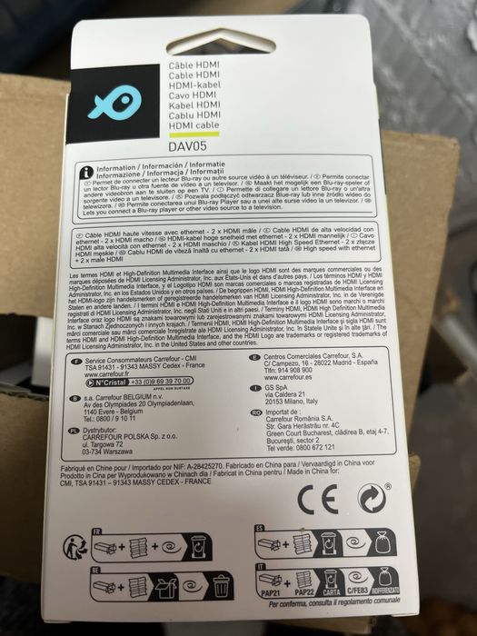 Sprzedam przewód HDMI nowy 1 sztuka