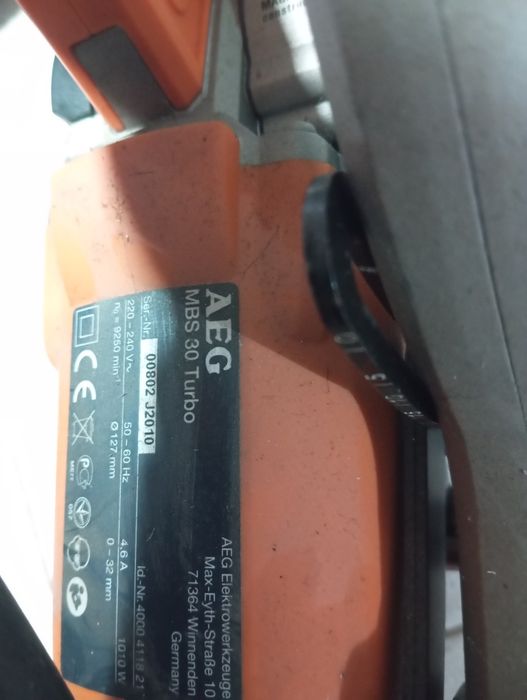 Serra circular AEG multifuncional nova