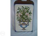 Painel de Azulejos Pintado à Mão – 45 x 30 cm (6 Peças de 15 x 15 cm)