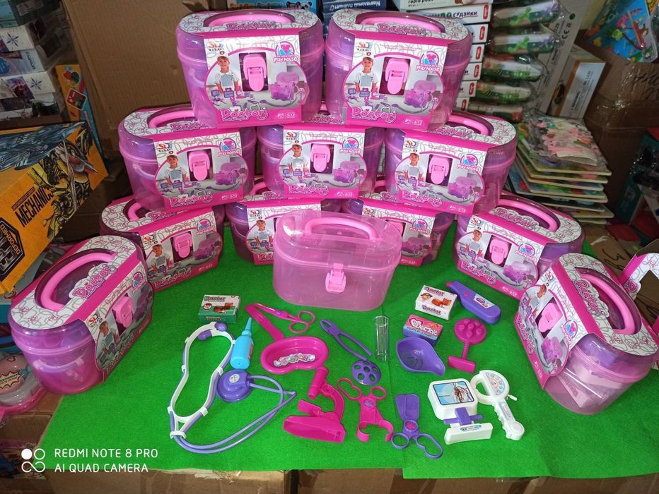 Набір лікаря у валізі набор доктора в чемодане Тісто для ліплення