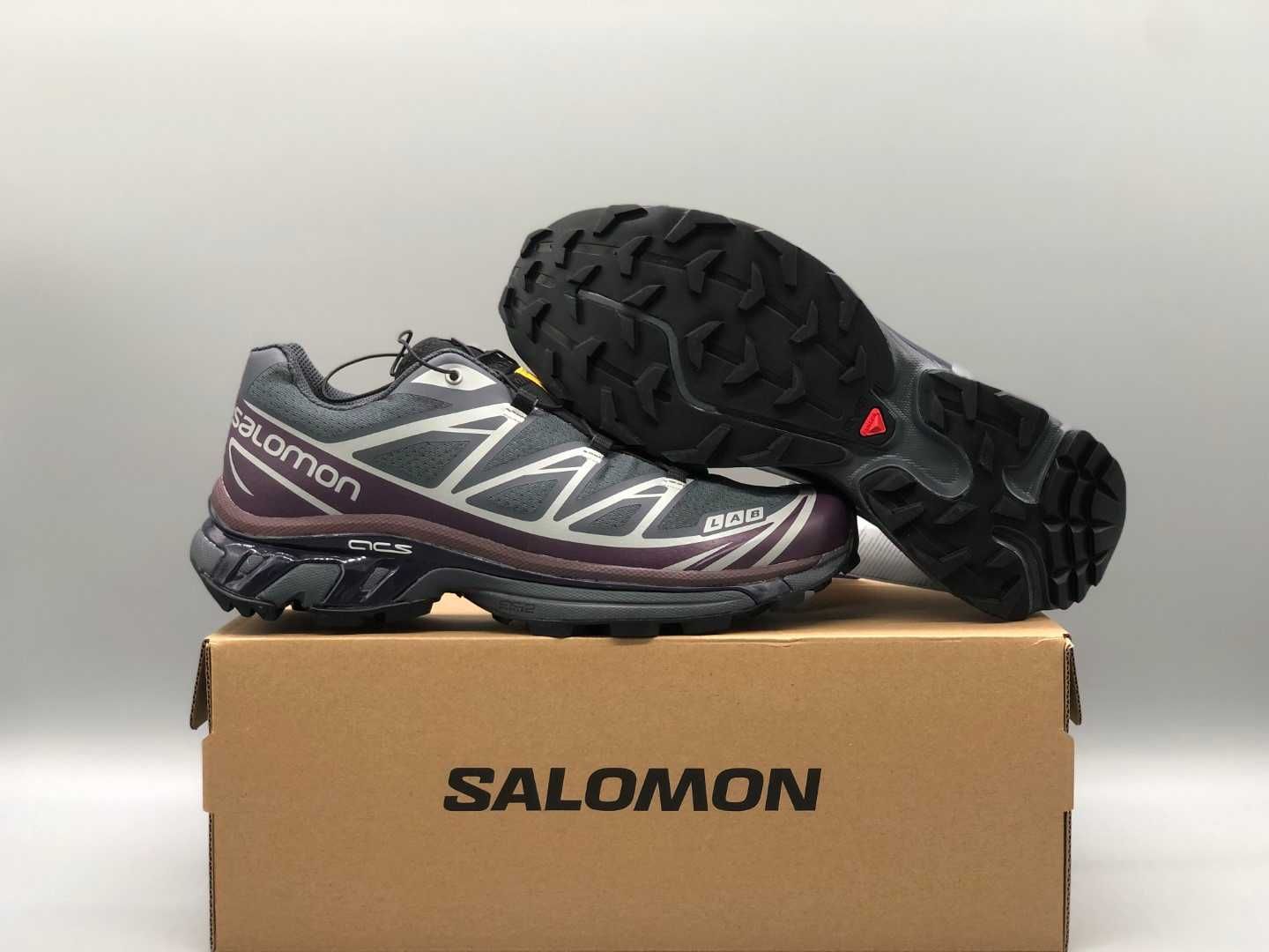 Кросівки Salomon XT-6 Advanced 'Ebony Evening Blue' Трекінгові Саломон
