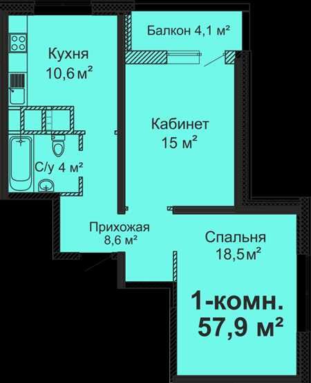 Варненская, ЖК Скай Сити, дом сдан и заселен.2-х комн.61 м.52000 Ключи