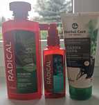 RADICAL szampon, wcierka i Herbal Care odżywka