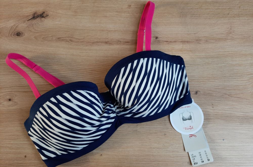 Nowy strój kąpielowy Triumph  w rozmiarze 70D gratis torba plażowa