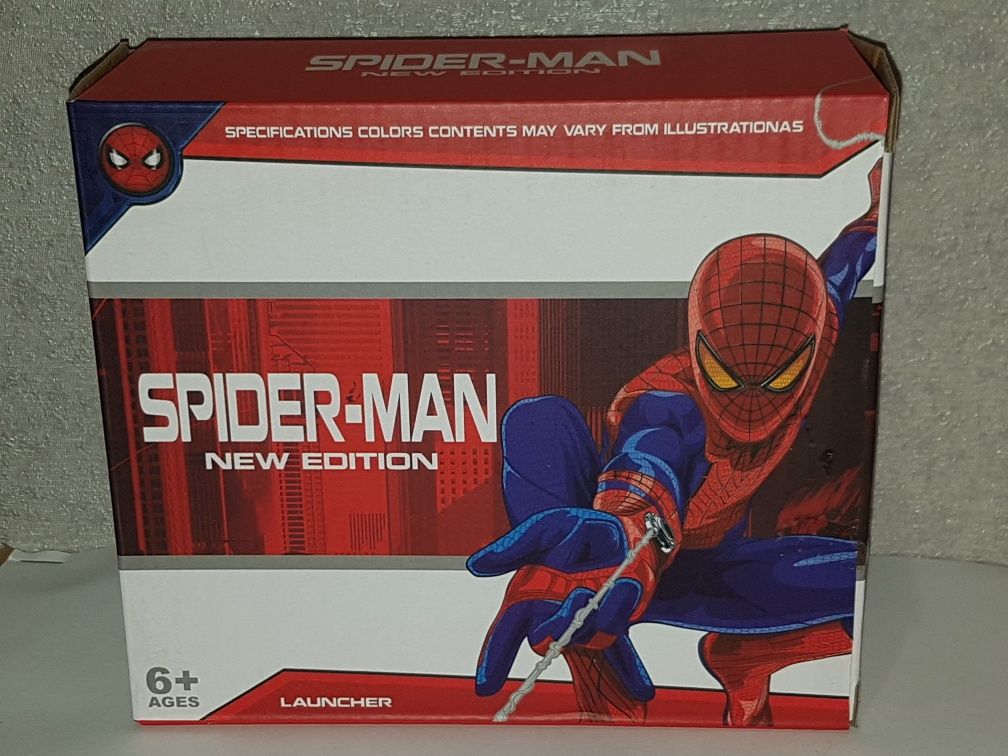 Набір Супергероя Спайдермена: рукавичка+піна для стрільби павутиною!