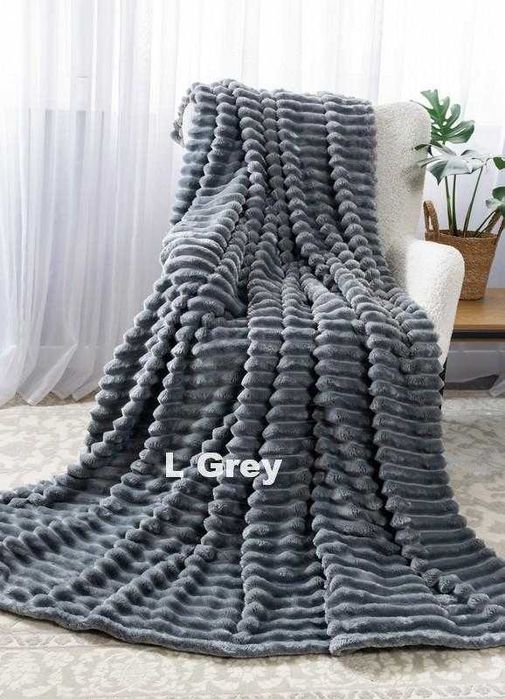 Плед покривало шарпей королівський на ліжко диван в подарунковій сумці