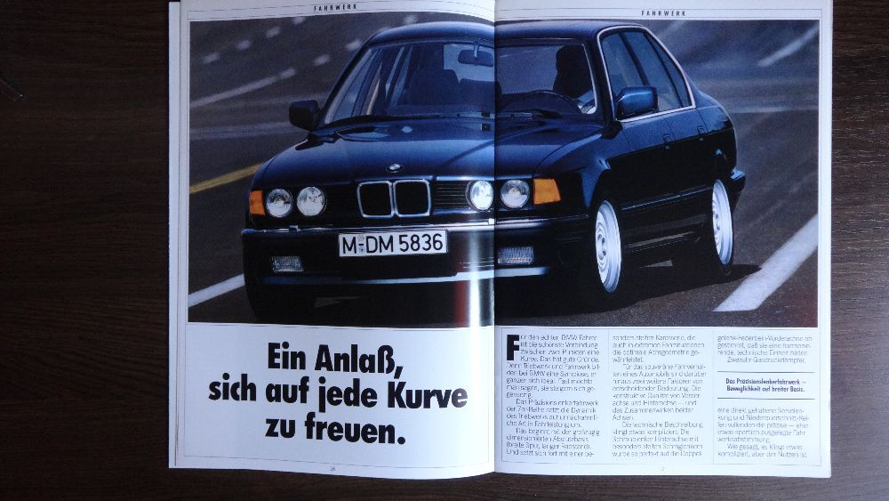 Prospekt BMW 7 E32