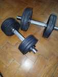 Kit Halteres Ajustáveis – 16kg (Com Anilhas)