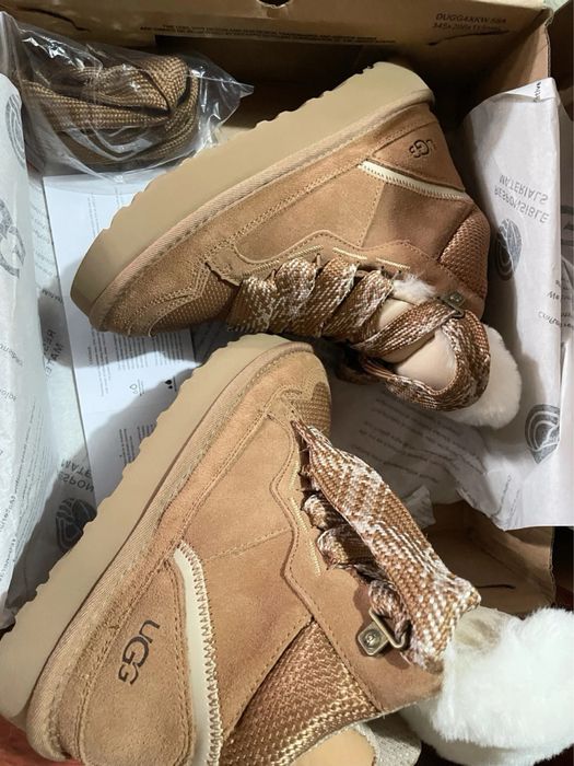 Угги Ugg Lowmel високі коричневі/бежеві/чорні