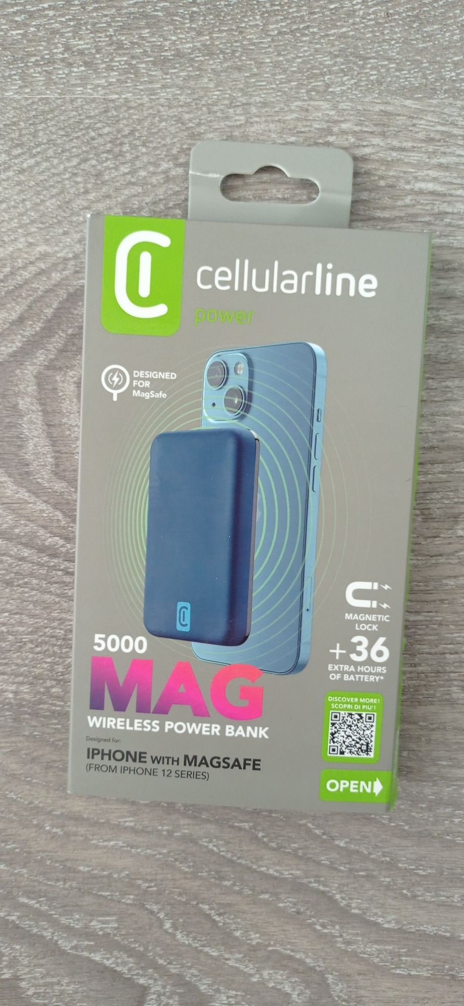 Павербанк беспроводной Magsafe 5000 MAG, для  iPhone