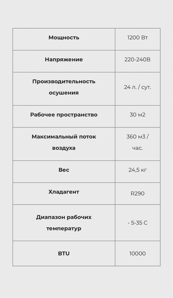 Мобильный кондиционер WetAir WPAC-H10K