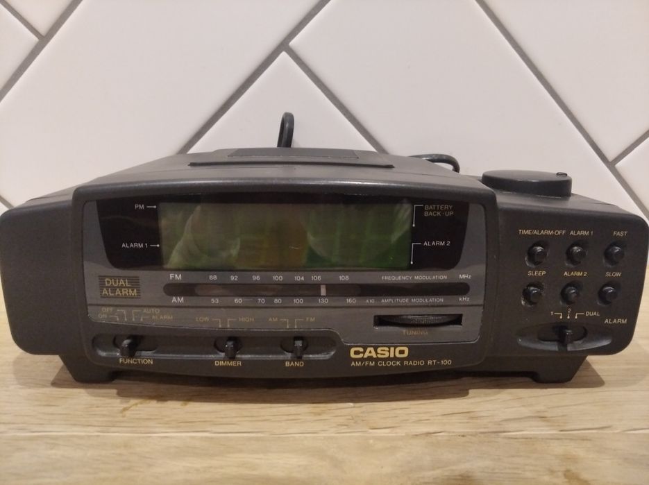 Radio budzik Casio